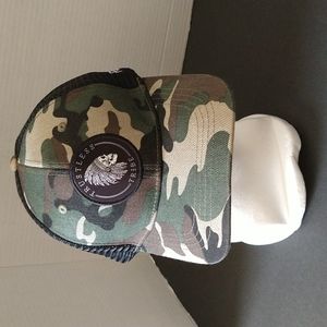 VGUC. Trustees Tribe camouflage adjustable cap.